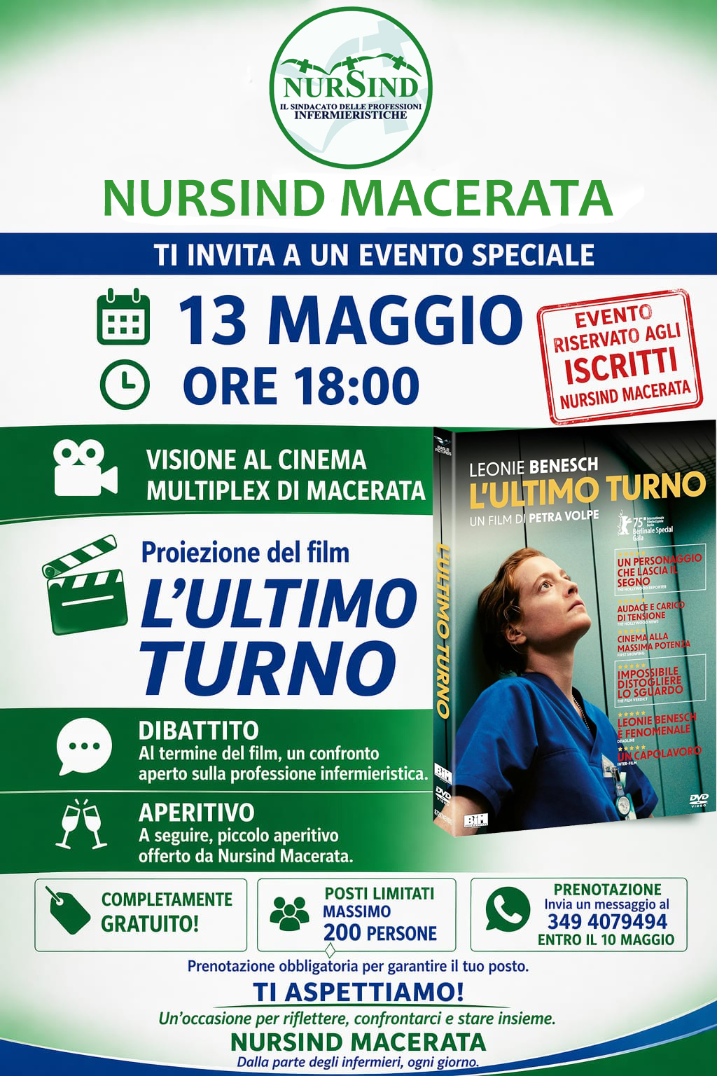 FILM 13 MAGGIO